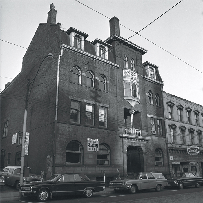 Historic photo from Tuesday, September 7, 1965 - Toronto Labour Temple for sale - 167 Church St. - Moorish Revival built as the Athenaeum Club 1891 in Garden District