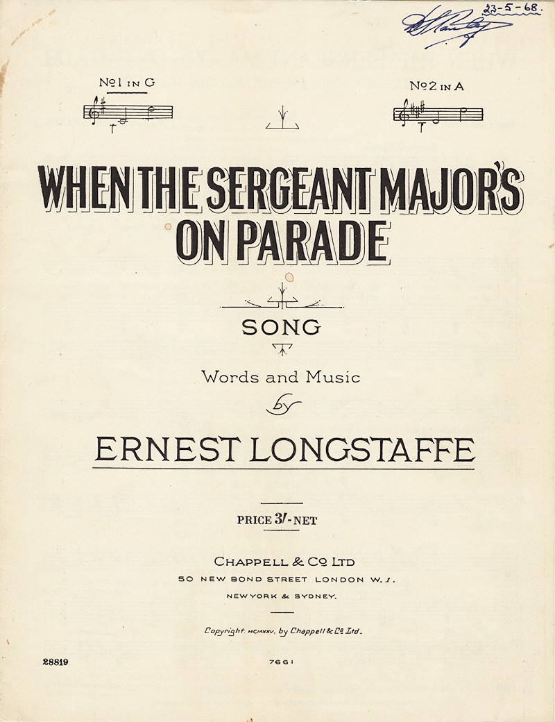 song sergeant